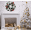 Artificial Christmas Wreath Silver Bristles Pine Cones 6
