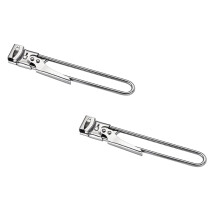 Ouvre-bocal en acier inoxydable, lot de 2, réglable
