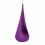 Hamaca infantil de algodón, color morado, 176 libras 1