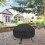 Round Fire Pit Cover 33-48 Inch Waterproof Dustproof 7