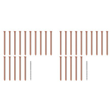 30Pcs Copper Nails for Killing Trees Stump Root, 3.14 Inch Long Pure Copper Nails with Drill, Stump Removal Spikes