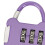 Miulika 3-digit combination lock for gym locker 6