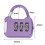 Miulika 3-digit combination lock for gym locker 7