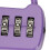 Miulika 3-digit combination lock for gym locker 8