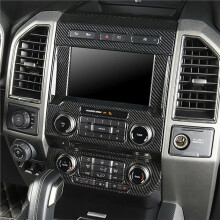 Inner Navigation Frame Cover Trim Emergency Light Central Control Cover for F150 F-150 2015-2019
