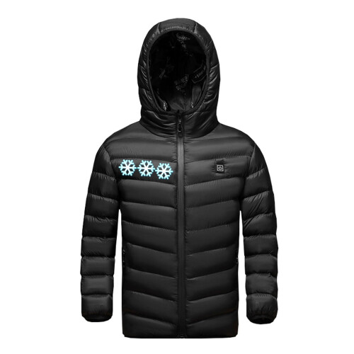 Beheizbare Kinderjacke, Softshell, 2 Heizzonen, USB-Steuerung 2