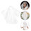 Copricapo da sposa bianco in materiale resistente, 1 pezzo 1