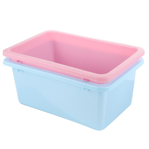 Plastic Storage Container for Home Office 2 pcs