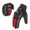 Motorcycle Gloves Touch Screen Red XXL 2