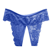 Panties for Women,Flirtatious Low Waist Lace Triangle Panties for Women Seductive Plus Size Comfortable Underwear,Womens Underwear,Blue,4XL