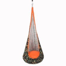 Kids Pod Swing Seat Cotton Hammock with Inflatable Pillow