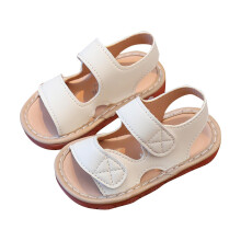 Baby Sandals First Walking Shoes Open Toe Beige 9-12 Months
