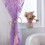 Sheer Voile Curtain Panel Floral Print 100 inch Polyester 7