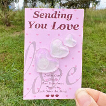 Pocket Card Decoration Set Love Theme 6 Pieces