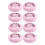 Ensemble de 8 protections de roues de valise en silicone 3