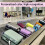 Ensemble de 8 protections de roues de valise en silicone 6