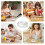 Food Storage Clearance! Plastic Egg Trays Egg Cups White Egg Holder Grade Egg Cups Kitchenware Kids and Camping Tableware 7