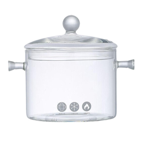 Casserole en verre avec couvercle 1300 ml 1