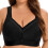 Sujetador push-up con cierre frontal, suave, transpirable y sin aros. 7