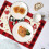 Sets de table Saint-Valentin réutilisables, imperméables, en forme de cœur rouge 8