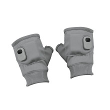 Intelligente, thermostatisch beheizte fingerlose Handschuhe, Grau