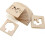 Malemaler i tre, beige, 20 deler 1