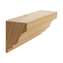 Massiv kronlist poppel obehandlad 3,7 cm H x 3,7 cm D x