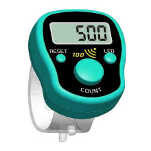 LED finger tally counter with LCD and backlight