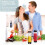 4 Pcs 16Oz Condiment Squeeze Bottles Inverted Plastic Squeeze Bottle for Sauces Refillable Tip Large Valve Dispenser 2
