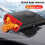 Black Vehicle Space Heater 12V 200W with Defrost, Defog and 7