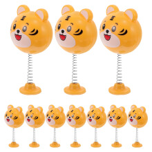 Tiger Desk Ornament Bobblehead Home Office Decor 10 pcs