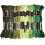 Broderigarn Broderet Grøn 6-Trådet Polyester18 1