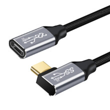 Cábla síneadh USB-C3.1Gen2 fireann go baineann 1m