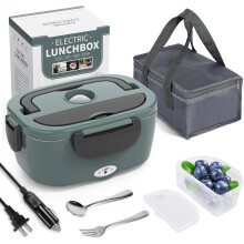 Elektryczny podgrzewacz do lunchboxów 3 w 1, przenośny, 12 V/24 V/110 V