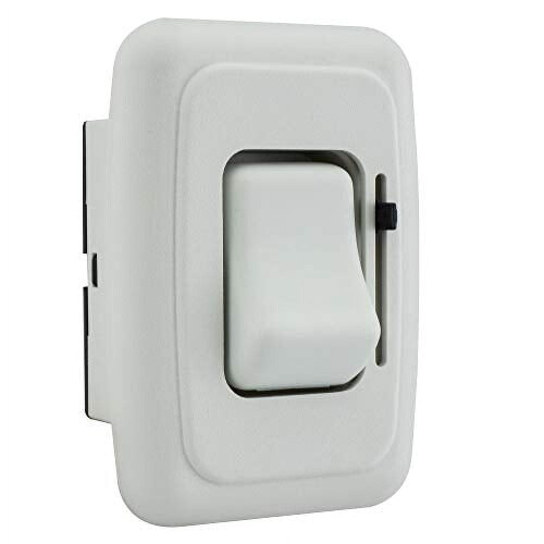 RecPro12V DC tuimelschakelaar met dimmer, wit