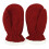 Mädchen-Winterhandschuhe, dicke Fleece-Strickfäustlinge mit Plüsch 1