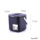 Tizuqe Indoor Compost Bin with Handle 2-Tier 5