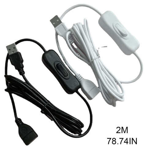 USB-forlengelseskabel hann til hunn 2m 2