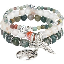 Crystal bracelet for women natural stone8mm