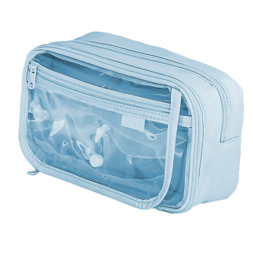 Pencil Pouch Large Capacity Transparent Multi-Layer 1
