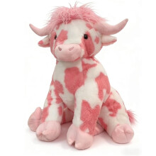 Roze Koe Pluche Speelgoed Zacht en Pluizig 20 Inch
