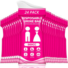 Jednorazové vrecká na moč 900 ml 8 až 28 ks, prenosné na