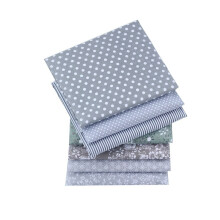 Lot de coupons de tissu en coton gris 18 x 22 pouces
