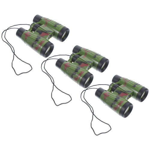 Travel Binoculars Camouflage Round Edges 3 Pcs