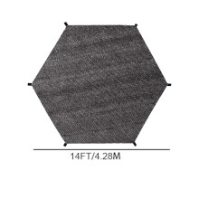 Husă de umbră pentru trambulină, rezistentă la UV, 2,4 m, 3,6 m, 3,6 m