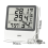 Thermometer en hygrometer met groot scherm, dubbele temperatuurregeling, wit, 1 set 1
