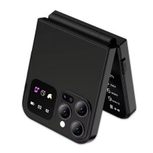 Telefon mobil cu clapă A50Pro, dual SIM, GSM, ecran de 2,4 inci, tip C, negru
