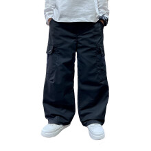 Pantalon cargo de jogging pour garçon, coupe classique décontractée, 13-14 ans