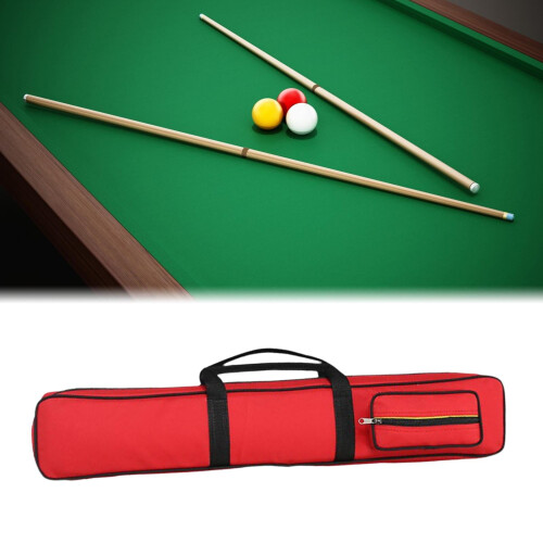 Billiards Cue Case Water-Resistant Red 8-Hole 1