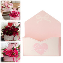 Valentinsbriefumschläge mit Schmetterlingsmuster, 10 Stück